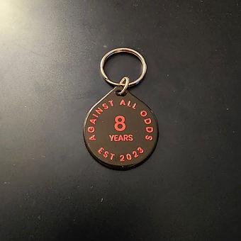 8 Years keytag